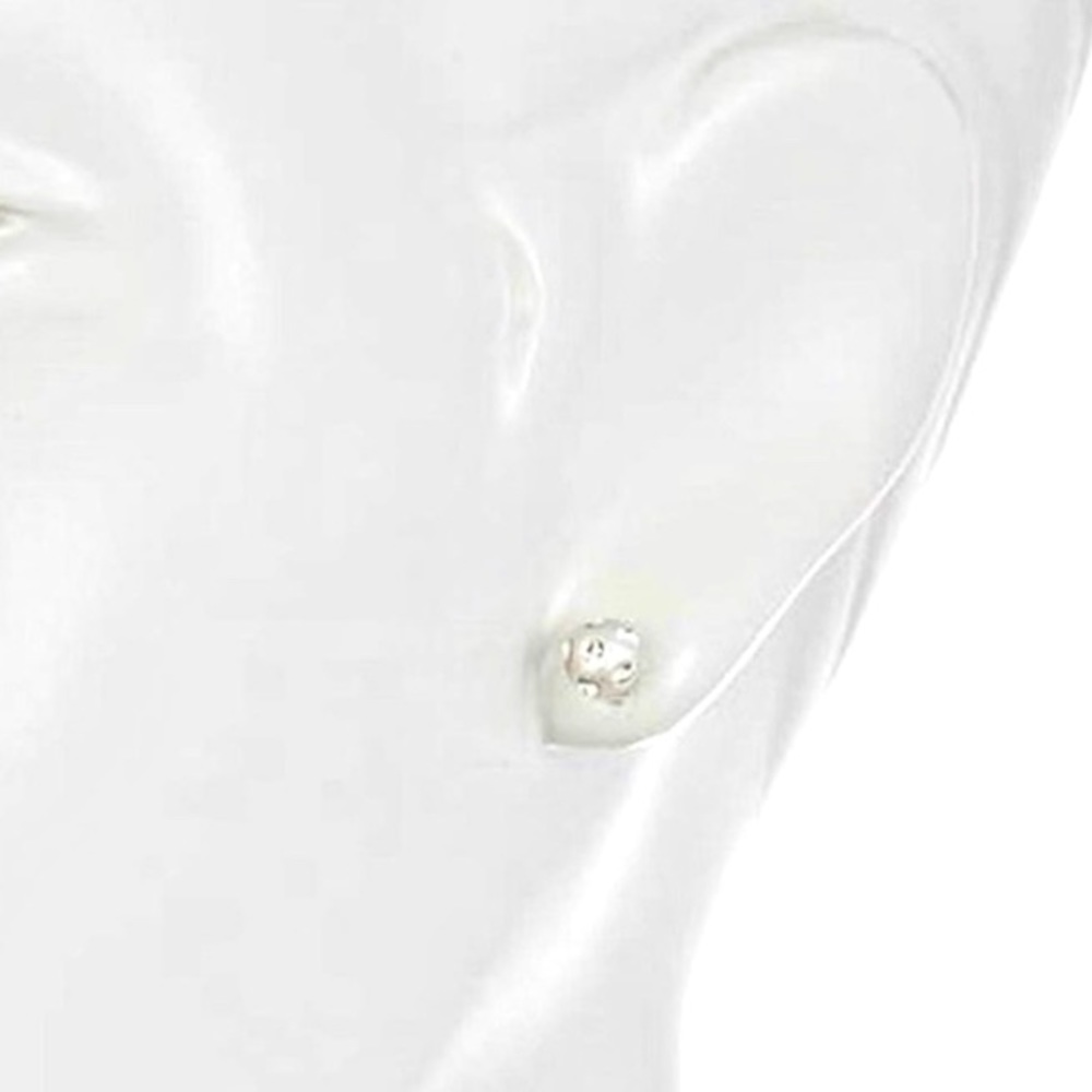 Women's Adornia Sterling Silver Swarovski Crystal Mini Disco Ball Stud Earrings